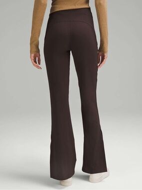 Lululemon Smooth-Fit Split-Hem High-Rise Flared Pant - Espresso